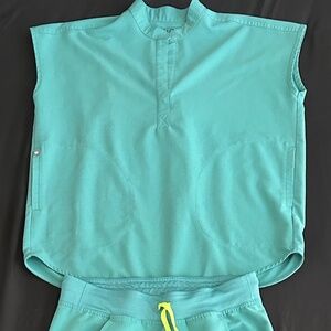 Figs Hydrogreen Rafaela Scrub Top